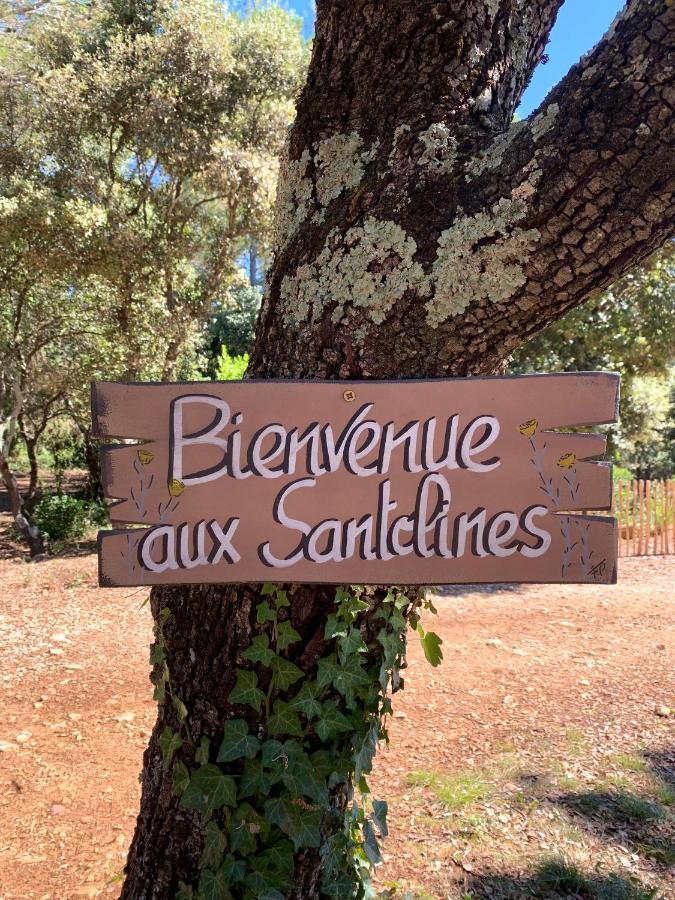 LES SANTOLINES - Studio à la campagne Aigaliers Exterior foto